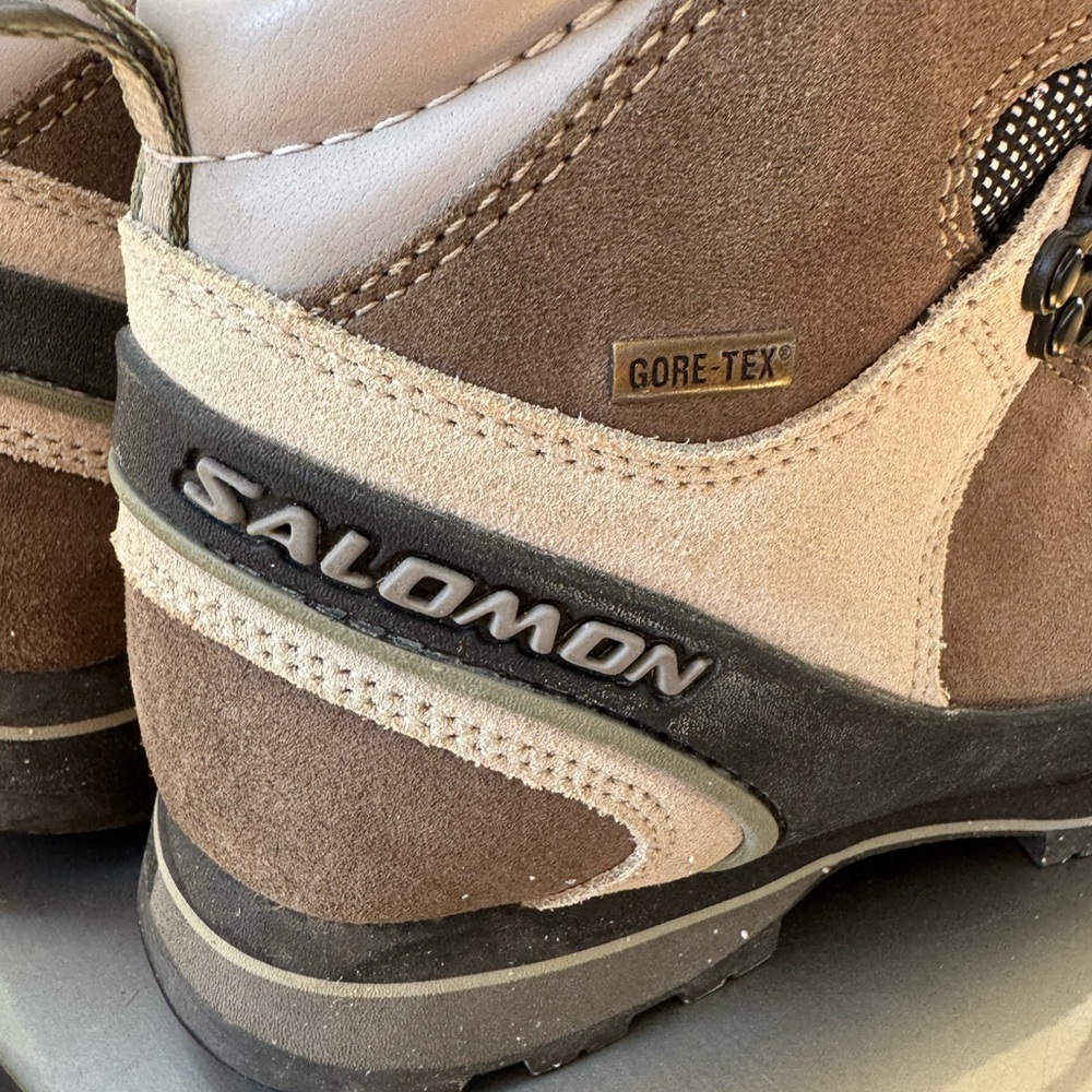 Salomon Tan and Brown Outdoor Boots - Picture 3 of 7